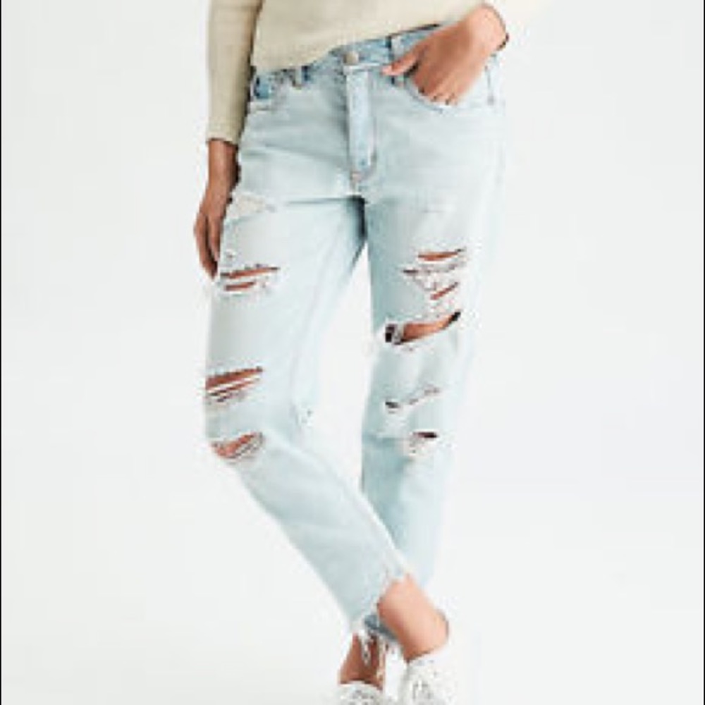 American Eagle Tomgirl Ankle Jeans 8